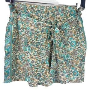 Cienna Floral Silk Blend Shorts